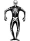 Skeleton Glow in the Dark Second Skin Costume