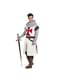 Medieval templar knight costume for men