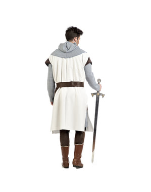 Middeleeuws tempeliers ridder kostuum voor mannen