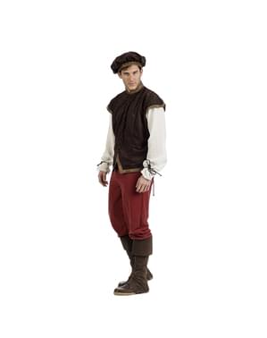 Medieval innkeeper Diego costume for men