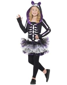 Kitty Cat Skeleton Child Costume