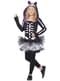 Costume scheletro gattino da bambina