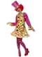 Déguisement de femme clown multicolore