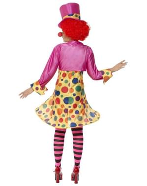Multicoloured Clown Adult Costume