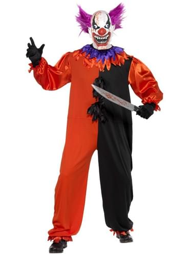 Evil Circus Creepy Clown Adult Costume. Express delivery | Funidelia