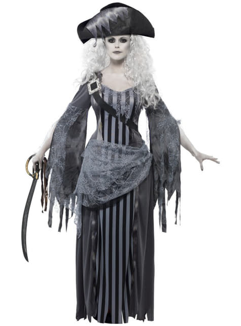 Geister-Piratin Kostüm für Damen
