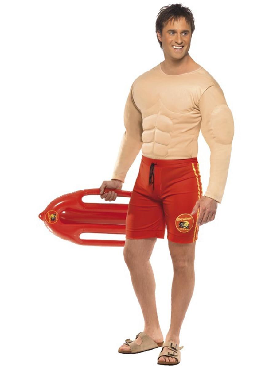 Muscular Lifeguard Costume For Men The Coolest Funidelia