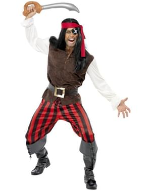 Costum de tripulant de barcă pirat