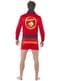 Rødt Livredder Kostume til Mænd - Baywatch