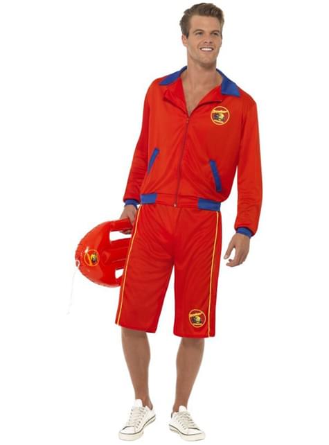 Disfraz de vigilante de la playa para hombre, de Smiffy's, M, Rojo : Ropa,  Zapatos y Joyería 