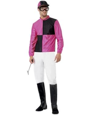 Jockey täiskasvanud kostüüm