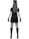 Zombie Nurse Costume in Black