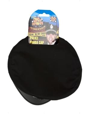 Sombrero de policía con placa