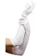 Guantes blancos largos elegantes