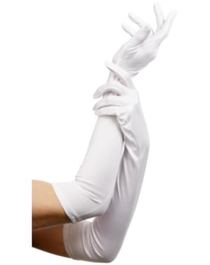 White Long Elegant Gloves