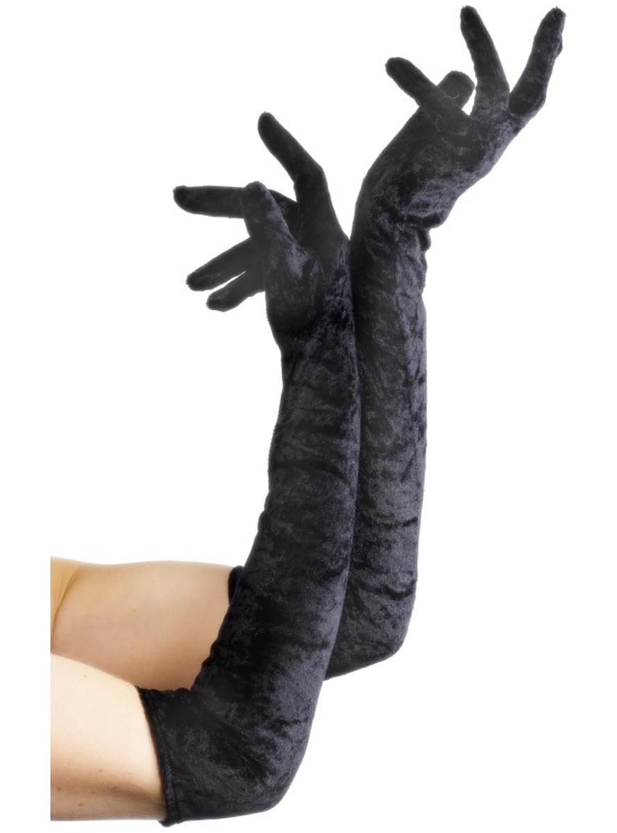 Long Black Gloves