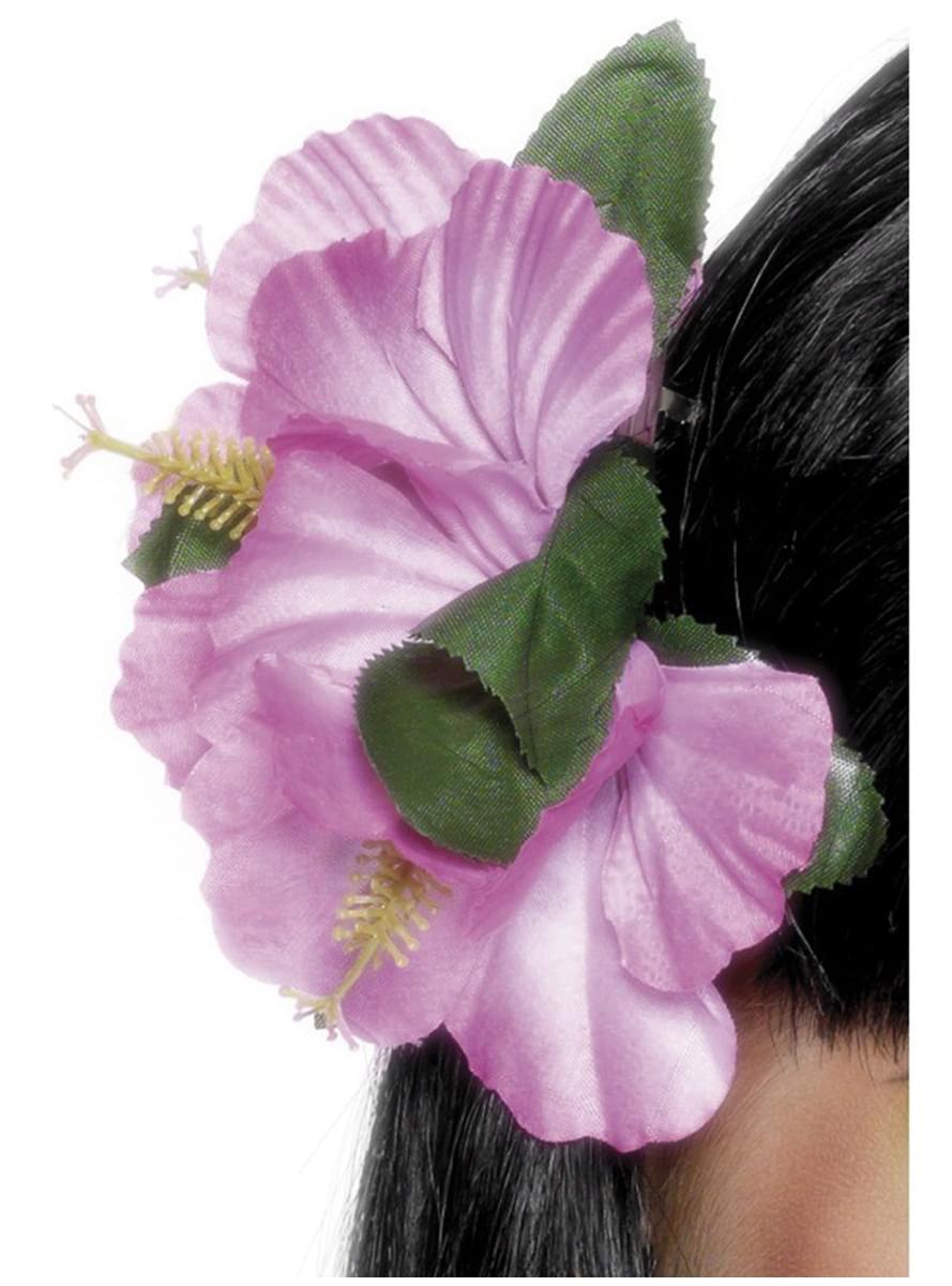 Pink Hawaiian Flower Hairclip