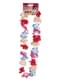 Colar havaiano cor-de-rosa e azul