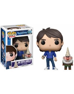 Funko POP! Vinyl Jim dengan jimat dan gnome - Trollhunter