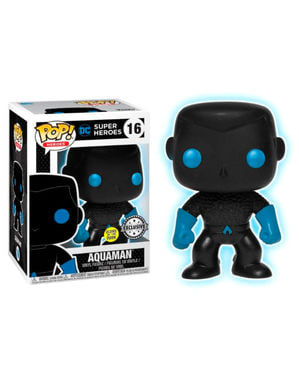 Funko POP! Aquaman Silhouette (Glow) - DC Çizgi Roman Adalet Birliği