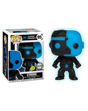 Funko POP! Cyborg Silhouette GITD - DC Comics Justice League