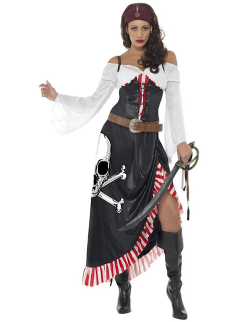 Costume da pirata a strisce per bambino - Collezione bianca e nera.  Consegna 24h