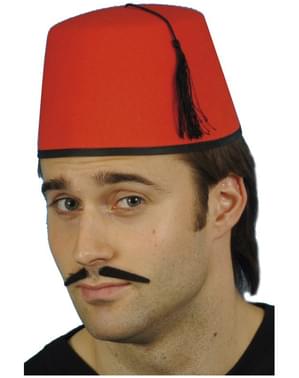 Chapeau fez rouge
