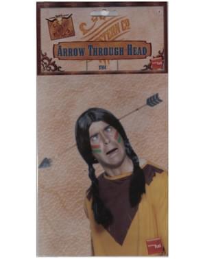 Čelenka šíp skrze hlavu