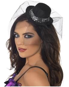 Mini Fever  Black Hat on Tiara