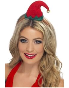 Míni chapéu de elfo em diadema