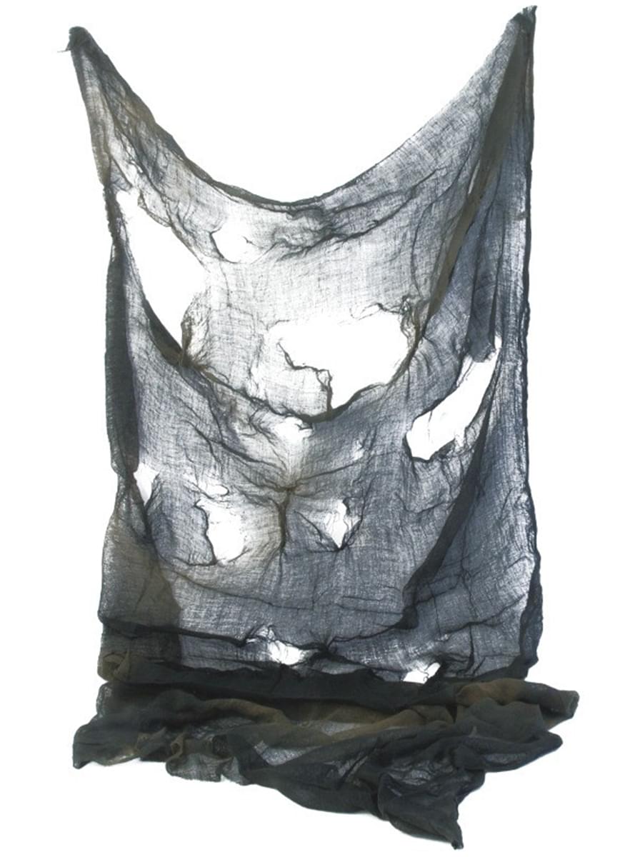 Grey Torn Scarf