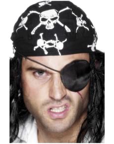 Cache-œil de pirate de luxe