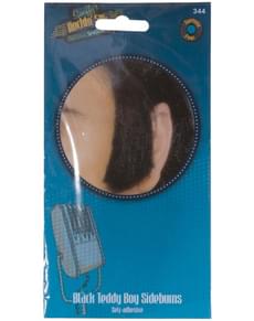 Teddy Boy Black Sideburns