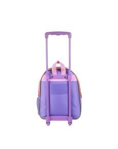 Mochila com rodas infantil 3D Elsa Frozen