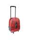 Mochila com rodas infantil 3D Homem-Aranha logo