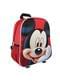 Mochila infantil vermelha 3D Mickey Mouse