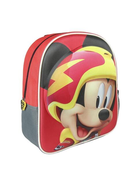 Micky Maus und die Super Piloten 3D Kinderrucksack rot - Disney
