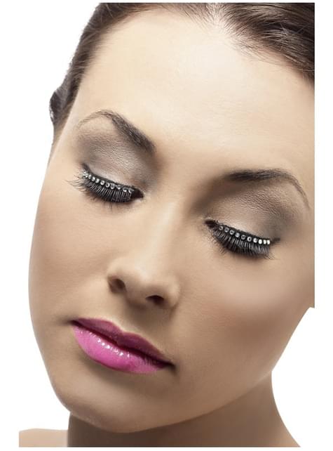 Вії чорні стрази