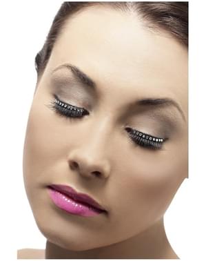 Gene cu strass negre