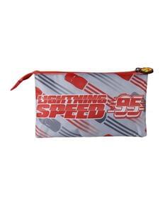 Estojo plano 3 compartimentos Faísca McQueen - Cars 3