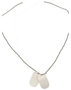 Targhetta carcerato con catena