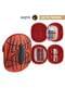 Estojo de três compartimentos 3D Homem-Aranha logo
