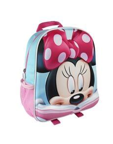 Mochila infantil 3D Minnie Mouse vermelha