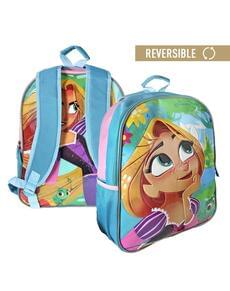 Mochila escolar reversível Rapunzel - Entrelaçados