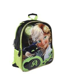 Mochila escolar reversível Cat Noir - As Aventuras de Ladybug