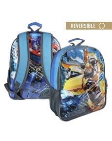 Mochila escolar reversível Transformers
