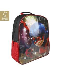 Mochila escolar com luzes Ladybug - As Aventuras de Ladybug