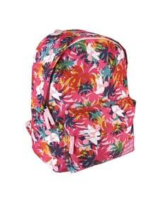 Mochila escolar Minnie Mouse com flores