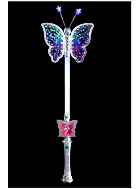 Silver Butterfly Wand