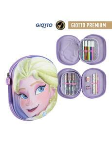 Estojo de três compartimentos 3D Elsa Frozen